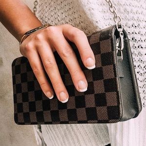 Faux Louis Vuitton Crossbody Purse